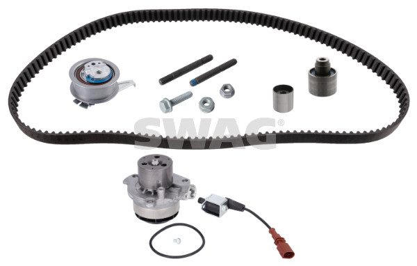 Pompa acqua + Kit cinghie dentate - 33 11 0491 SWAG